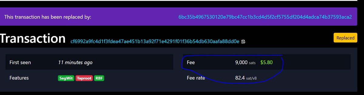 we_satoshis's tweet photo. 🚨 We hosted 10,000 sats on a @Pathfinder  Coldcard MK3, waiting for an attacker to attempt a sweep. The attacker struck just 10 seconds after the deposit.
WatchGuard (@we_satoshis hardware ) detected the sweep attempt and raced the attacker in real time using a pre-signed Replace-by-Fee (RBF) transaction. 
The defense was successful—the RBF transaction won the race, using a fee of 9,000 sats to secure the funds
. https://t.co/J0vyoJ17a4 
 but the attacker strike again with 9100 sats fee  .... This race can continue until every last satoshi is burned in mining fees instead of ending up in the hacker's wallet...