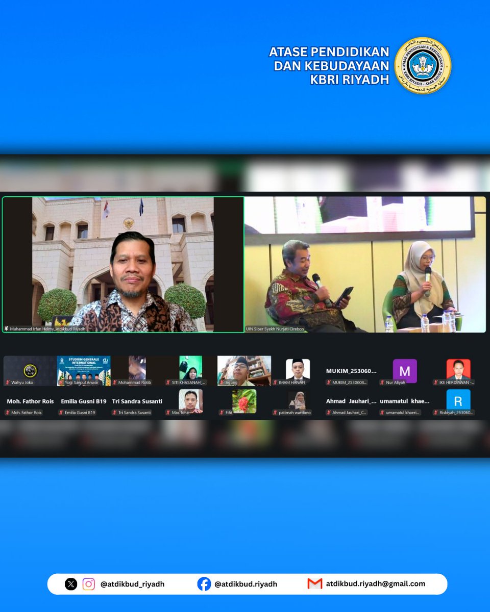 atdikbud_riyadh's tweet photo. Di era transformasi digital, akademisi Islam dituntut merespons teknologi dengan bijak &amp; kritis tanpa meninggalkan nilai-nilai Islam rahmatan lil'alamin. Semoga diskusi ini inspirasi generasi intelektual Muslim Indonesia! 🕌✨

#StadiumGenerale
#AtdikbudRiyadh
#IslamicEducation https://t.co/8Af9XAxwNd