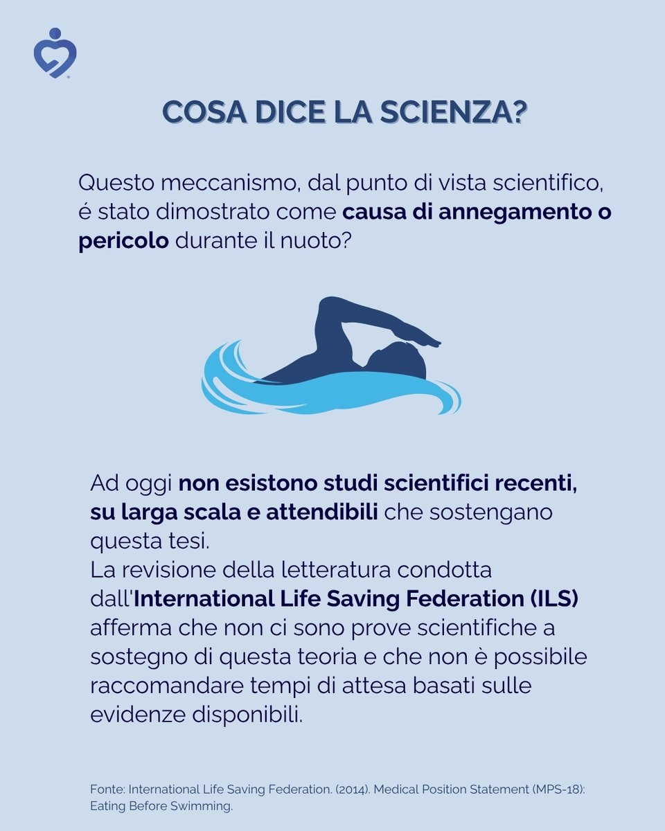 salute_360's tweet photo. "Dopo aver mangiato bisogna aspettare ore prima di fare il #bagno."

#Mito o #realtà? 🌊

Abbiamo analizzato cosa dice la letteratura scientifica su una delle convinzioni più diffuse dell'estate.

Scopri la risposta!👇

#DigestioneInAcqua #BagnoDopoiPasti https://t.co/voCWHYQTZl