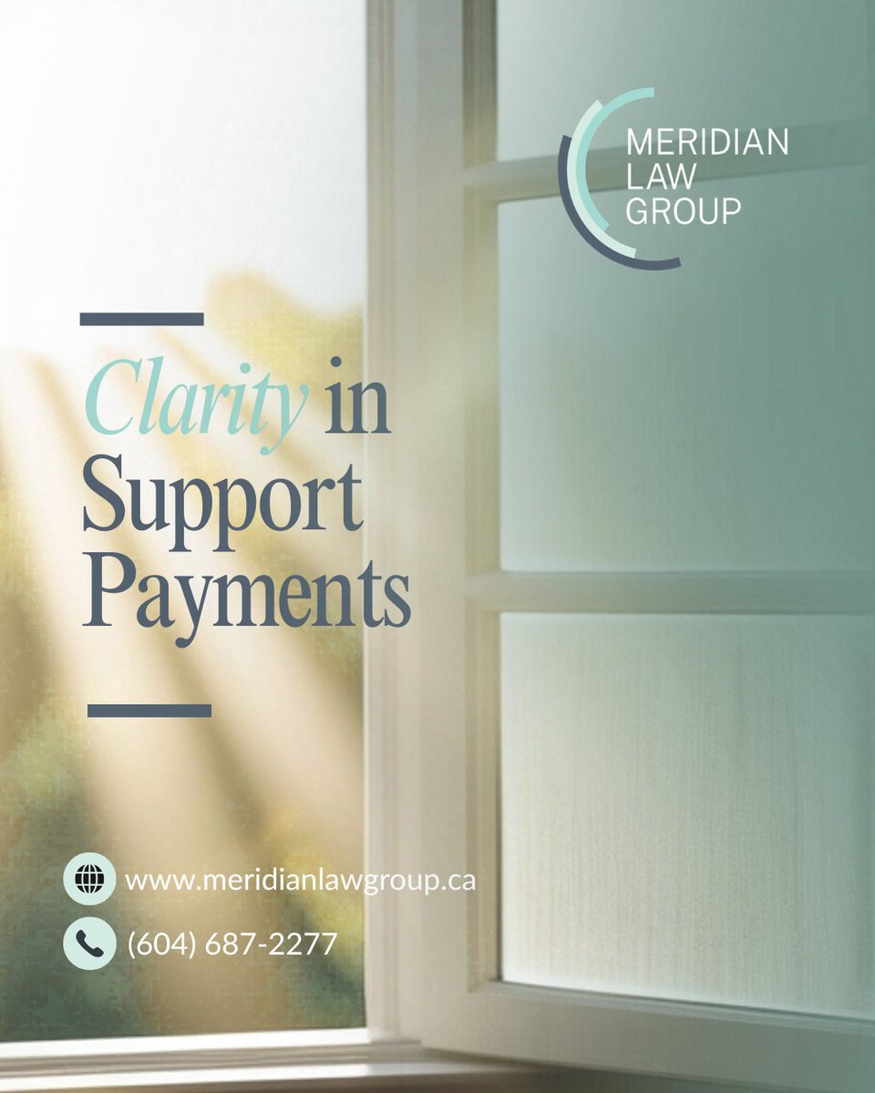 meridianlawBC's tweet photo. Understanding family law and finances is key to fair support. Contact Meridian Law Group at (604) 305-2887 or visit https://t.co/3NWRzvjnpV. #FamilyLaw #FamilyLawyer #SpousalSupport #ChildSupport https://t.co/LiCRSGhoIY