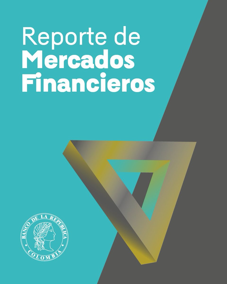 BancoRepublica's tweet photo. #ReportesBanRep 📖 Consulte el reciente Reporte de Mercados Financieros.
Este reporte analiza el comportamiento y las tendencias de los mercados financieros nacionales e internacionales durante el segundo trimestre de 2026 👉 https://t.co/yUedeceB9D
Durante el segundo trimestre de 2026, los mercados financieros internacionales continuaron influenciados en gran medida por los acontecimientos asociados al conflicto en Medio Oriente. En este contexto, la percepción de riesgo financiero global se redujo tras los altos niveles alcanzados al inicio del conflicto. Este entorno favoreció una mejora de las condiciones financieras, disminuciones de las medidas de inflación esperada, y reducciones de las perspectivas de crecimiento económico.