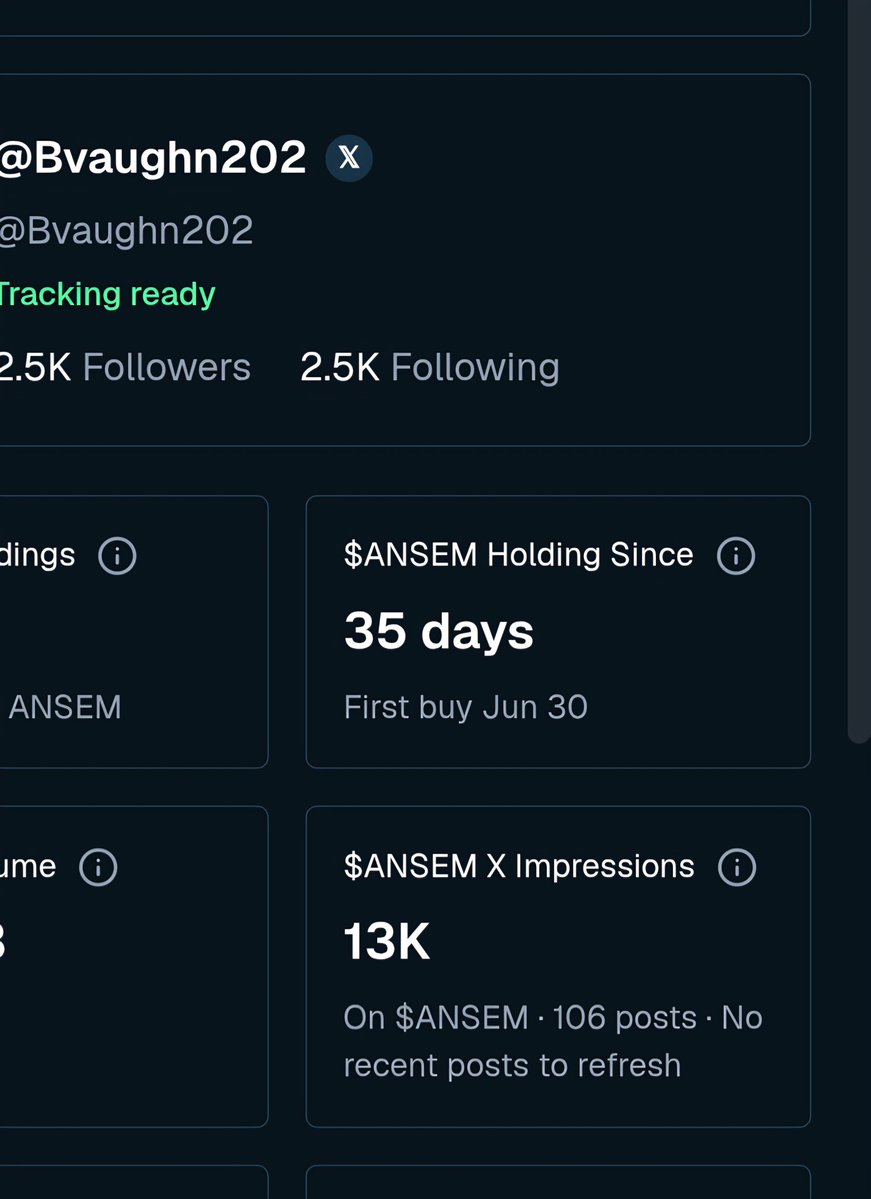 Bvaughn202's tweet photo. Still riding! Sure its not as big a bag as id like, but the trenches got me....that's on me. But thesis remains the same. 
I Bullieve in $ansem & bullieve your working behind the scenes more than ever to create exciting ways to on-board the "retail" and also ways to create catalyst
That being said im bought in, and been riding. The ups, and downs.