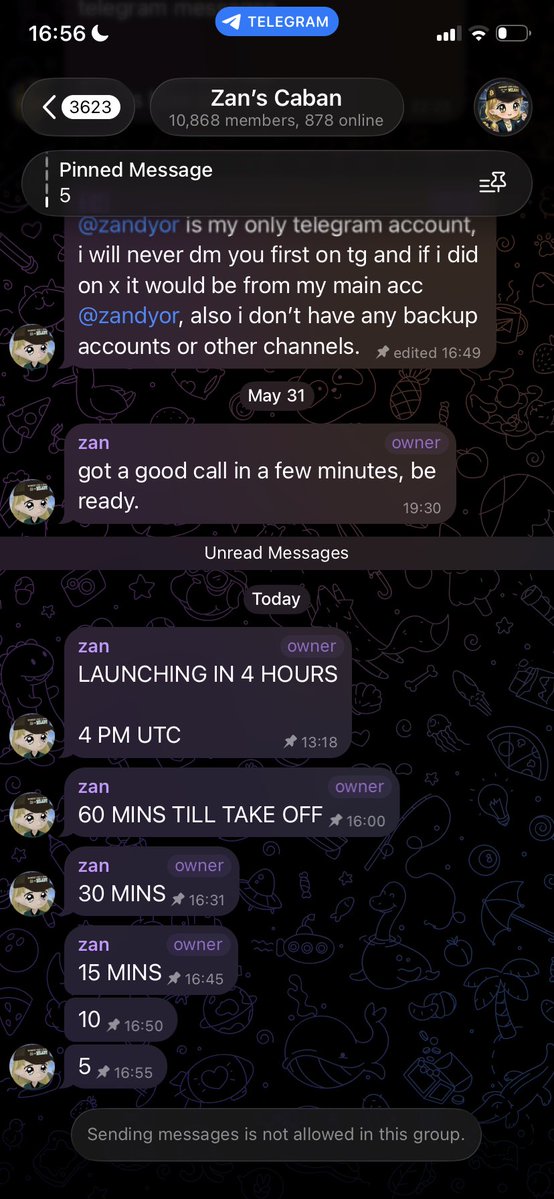 bashower1's tweet photo. This guy @zandyor  is launching in the next 4mins and he’s going to rug and delete the history in 30mins watch and see😅😅😅💔

Group channel 

https://t.co/QYERqGgcZ4

Ticker $zansem

The token ca

Ac1hMaQFDeJBpke9GtVjwHX2rxuMDDwL6bnFubfppump

Rugging in 10mins https://t.co/9rdIb2TTEn