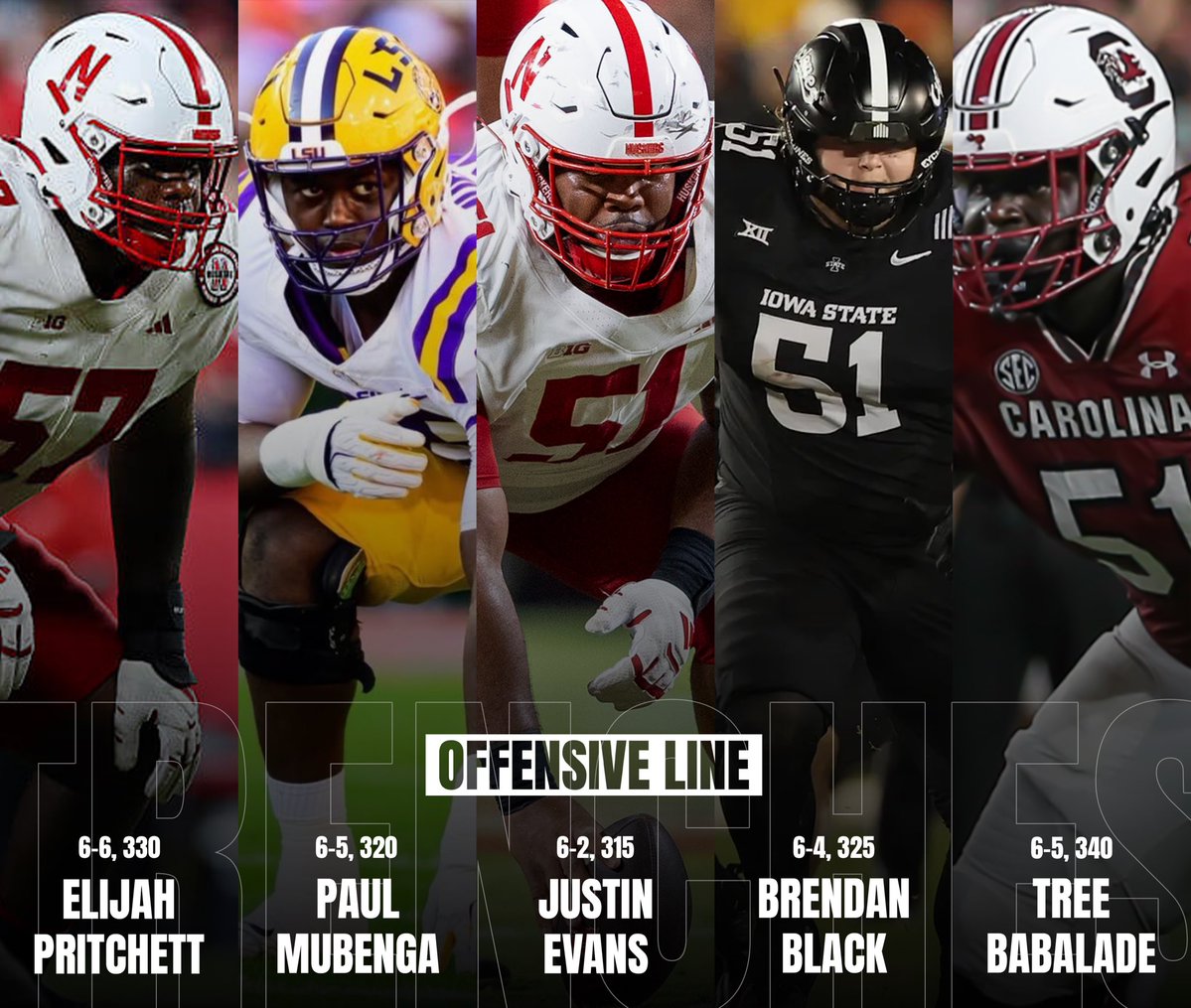 blvckshirts's tweet photo. The Pipeline. 👀🌽

Is this the best offensive line unit we’ve had under Matt Rhule? https://t.co/xsQB9w9AcH