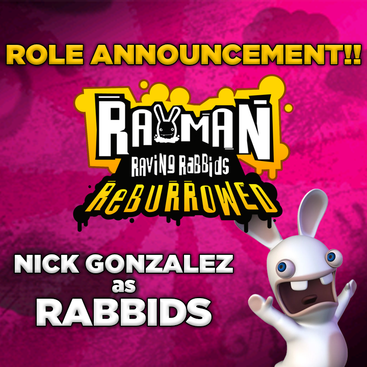 TGonzfam's tweet photo. BWAHHH!!! I mean, ROLE ANNOUNCEMENT!!
I'll be voicing the iconic Rabbids in @R4Reburrowed, a fan made re-imagining of the original Rayman 4 concept!
#rayman #rabbids #voiceactor https://t.co/M4xdvjS0Zb