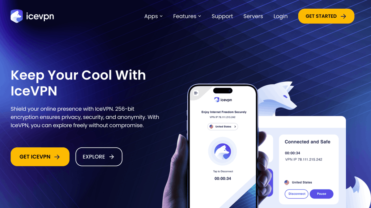 worldoftech_79's tweet photo. 🧊 IceVPN: 256-bit encryption, 6,350+ servers, built-in Kill Switch &amp; strict no-log policy. 
Protect up to 5 devices. 
30-day money-back guarantee.

👉 Try it: https://t.co/P4xsZ9ROQj

#WorldOfTech #VPN #CyberSecurity #OnlinePrivacy https://t.co/WjVpdPGLgH