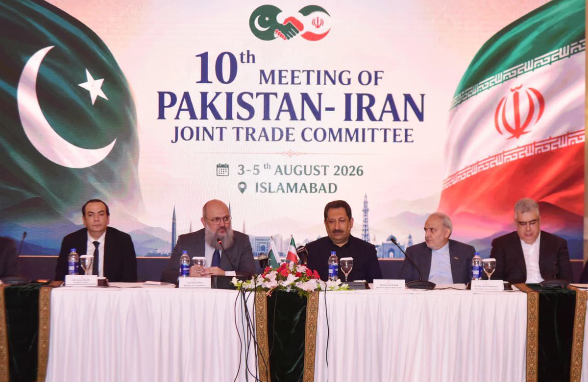 jam_kamal's tweet photo. Pakistan and Iran have concluded the 10th Joint Trade Committee with concrete measures to advance shared trade. Progress on the FTA, B2B linkages, border markets, investment and trade facilitation. https://t.co/Vc8hnQOKPR
