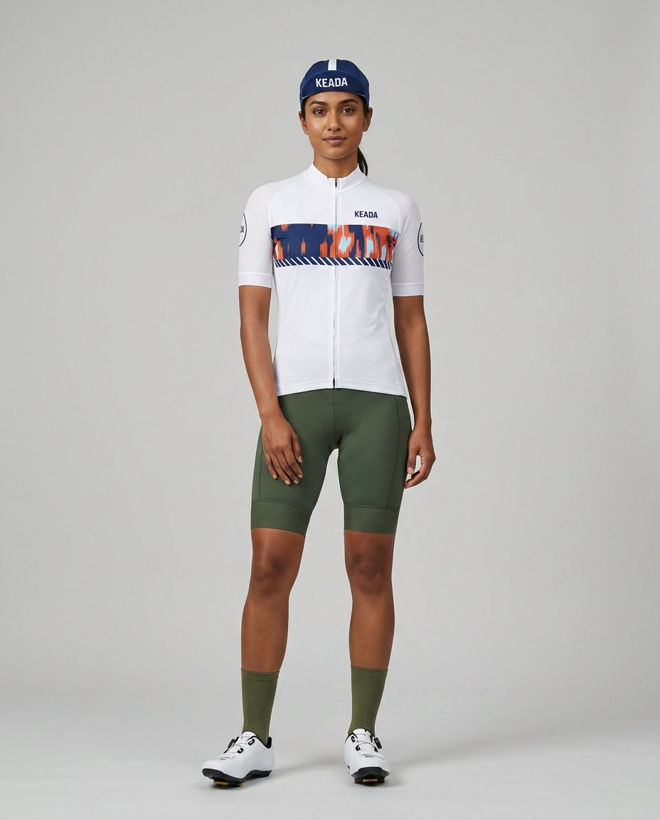 Keadasports's tweet photo. Three pieces, one kit: Signal Three jersey, Essential Bib Shorts in Olive, Essential Cycling Cap in Navy. Breathable mesh, straps that stay put, ready for any ride. Shop the set.

#KeadaSports #CyclingKit https://t.co/X001EBDspR
