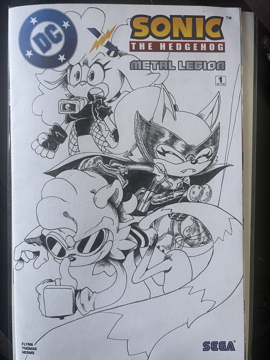 egyrm's tweet photo. First cover inks are done. Though I dont think I have enough markers to colour it. So maybe will do it digitally. https://t.co/gGPJoUXhhy