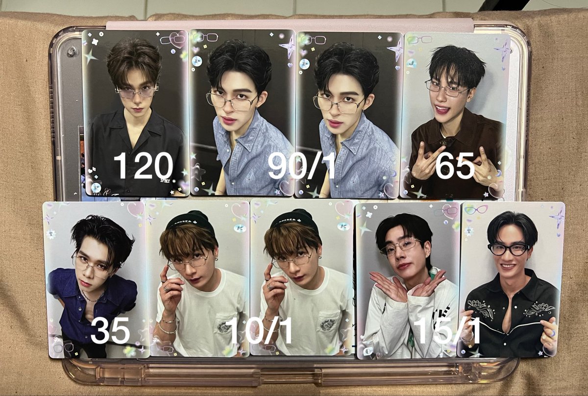 Shahs8620611's tweet photo. สนใจสอบถามได้ค่า วันศุกร์งานแว่นมีเข้าเพิ่มอีกนะคะ🙇🏻‍♀️ 

ราคาแต่ละใบตามภาพ 

🚚เดินทาง 40 รอบส่งวันอาทิตย์

 #งานมหกรรมนิยายนานาชาติ2026xGMMTV #ตลาดนัดgmmtv #ตลาดนัดจูเนียร์มาร์ค #ตลาดนัดปอนด์ภูวินทร์ https://t.co/KFZrQGyHgM