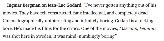 auteurhouse's tweet photo. People forget that Jean-Luc Godard also went through same treatment back when he was an active filmmaker. https://t.co/D55FhXlrH3