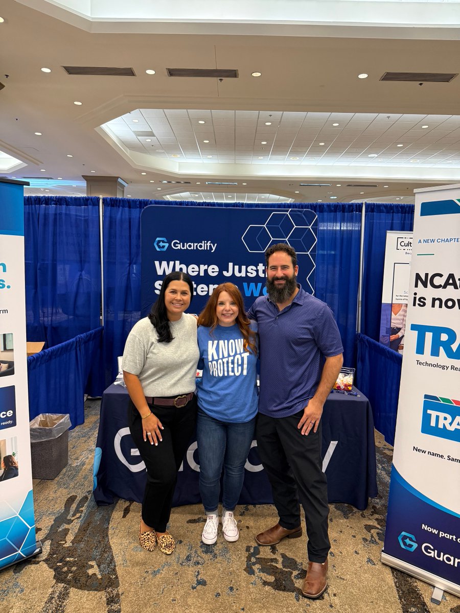 GetGuardify's tweet photo. Day 2 photos of what we were up to and who we got to spend the day with! We caught up with 2026 Forensic Interviewer of the Year Rachel McConnell, Rocket, a Comfort Crew member from Kindred Kids CAC, and Victor Vieth, our August webinar presenter! 🎉 https://t.co/fKVLsHNFVP