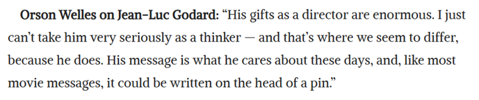 auteurhouse's tweet photo. People forget that Jean-Luc Godard also went through same treatment back when he was an active filmmaker. https://t.co/D55FhXlrH3