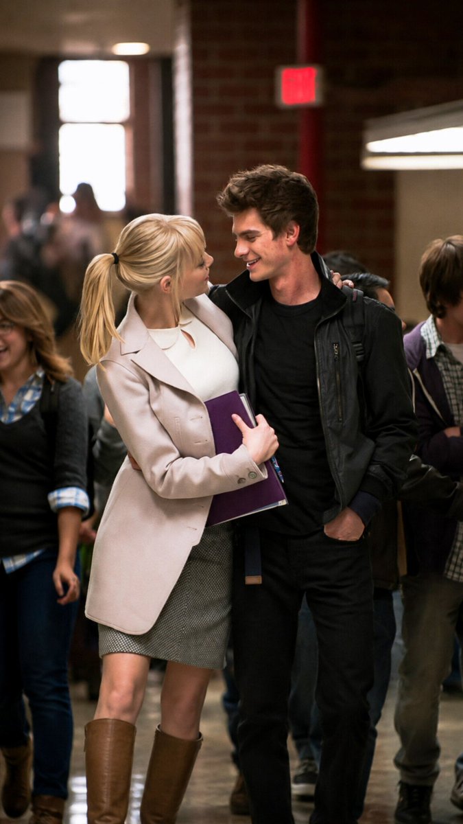 koreanoli's tweet photo. Peter Parker and Gwen Stacy wallpapers ❤️ https://t.co/EiFMx08bHP
