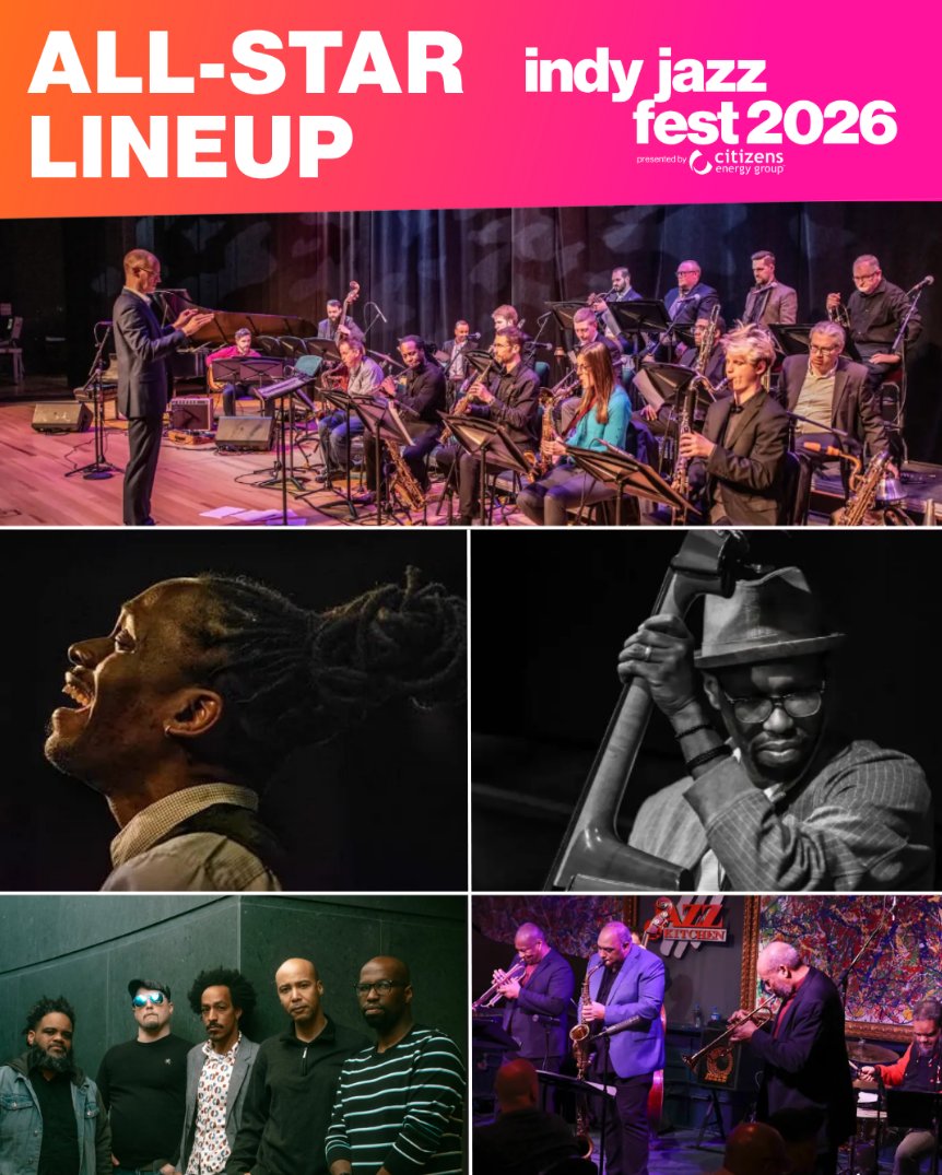 indyjazzfest's tweet photo. Tue 9/22 @ Jazz Kitchen: Miles at 100 ft. Indy Jazz Collective
Wed 9/23 @ Jazz Kitchen: Coltrane at 100 ft. Indy Jazz Collective
Sat 9/26 Grand Finale @ Opti Park: Brandon Meeks, Bashiri Asad, Premium Blend, Sean Imboden Large Ensemble

https://t.co/t9KeXMVrKR https://t.co/cCKTLrnczP