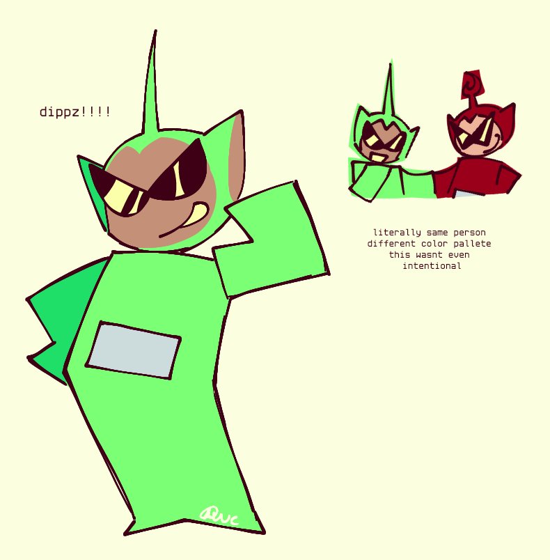 whizpercode's tweet photo. youll never guess why i specifically like custard anomalies version of dipsy so much https://t.co/xELGNDMpLv