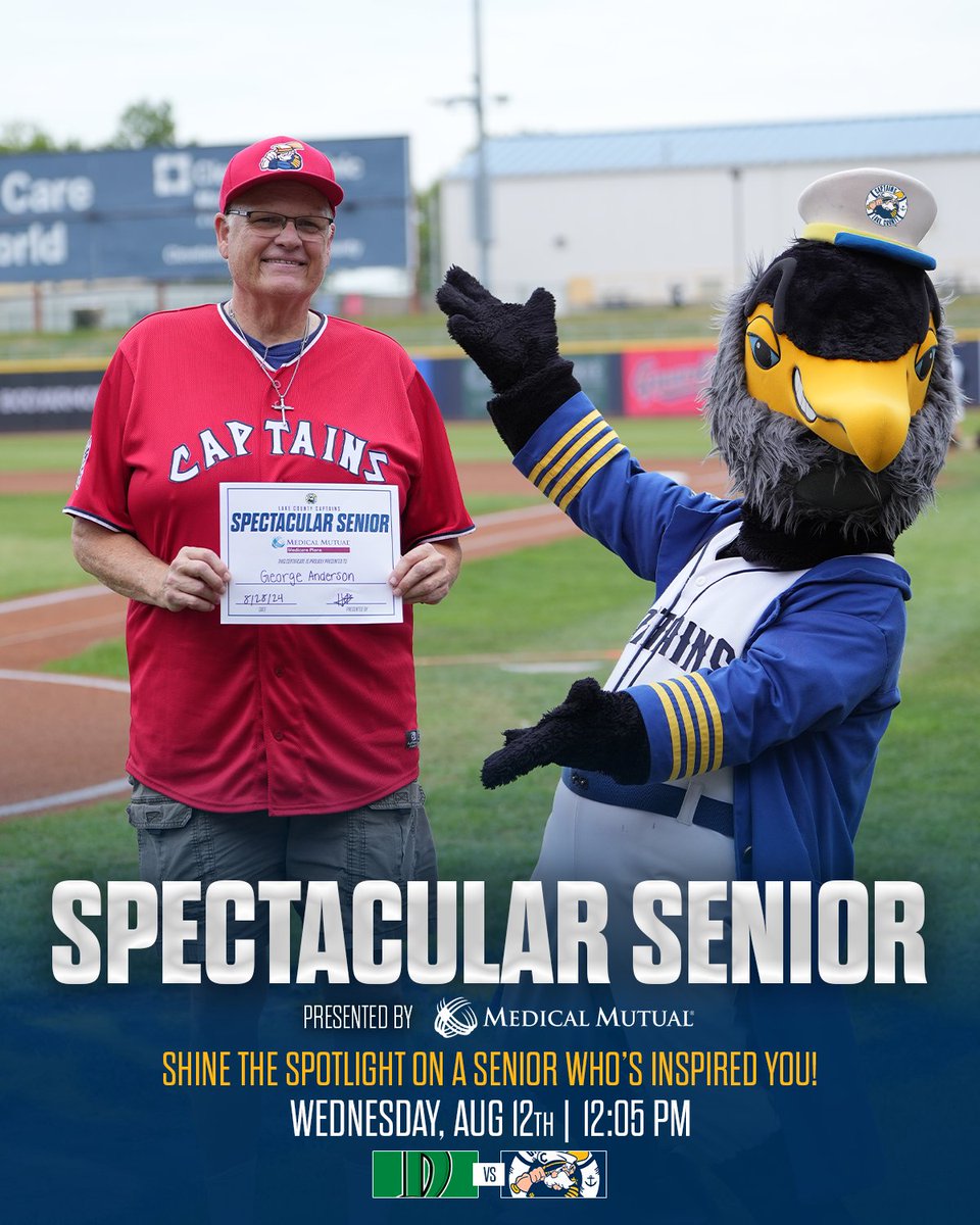 LCCaptains's tweet photo. all-stars come in all ages! 🤩

we're looking for our next Spectacular Senior! nominate them to be honored on the field during our july 29 senior day game, presented by @medmutual.

nominate now ➡️ https://t.co/DeIjvDiF8N https://t.co/apNyPP1F1x