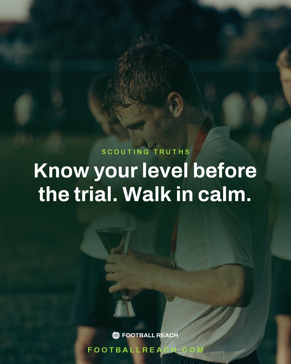 FootballReach's tweet photo. The trial-day myth: one bad touch doesn't end it.
https://t.co/67Iw9DkTlh
#FootballReach #FootballScout https://t.co/RNeKtGYCbx