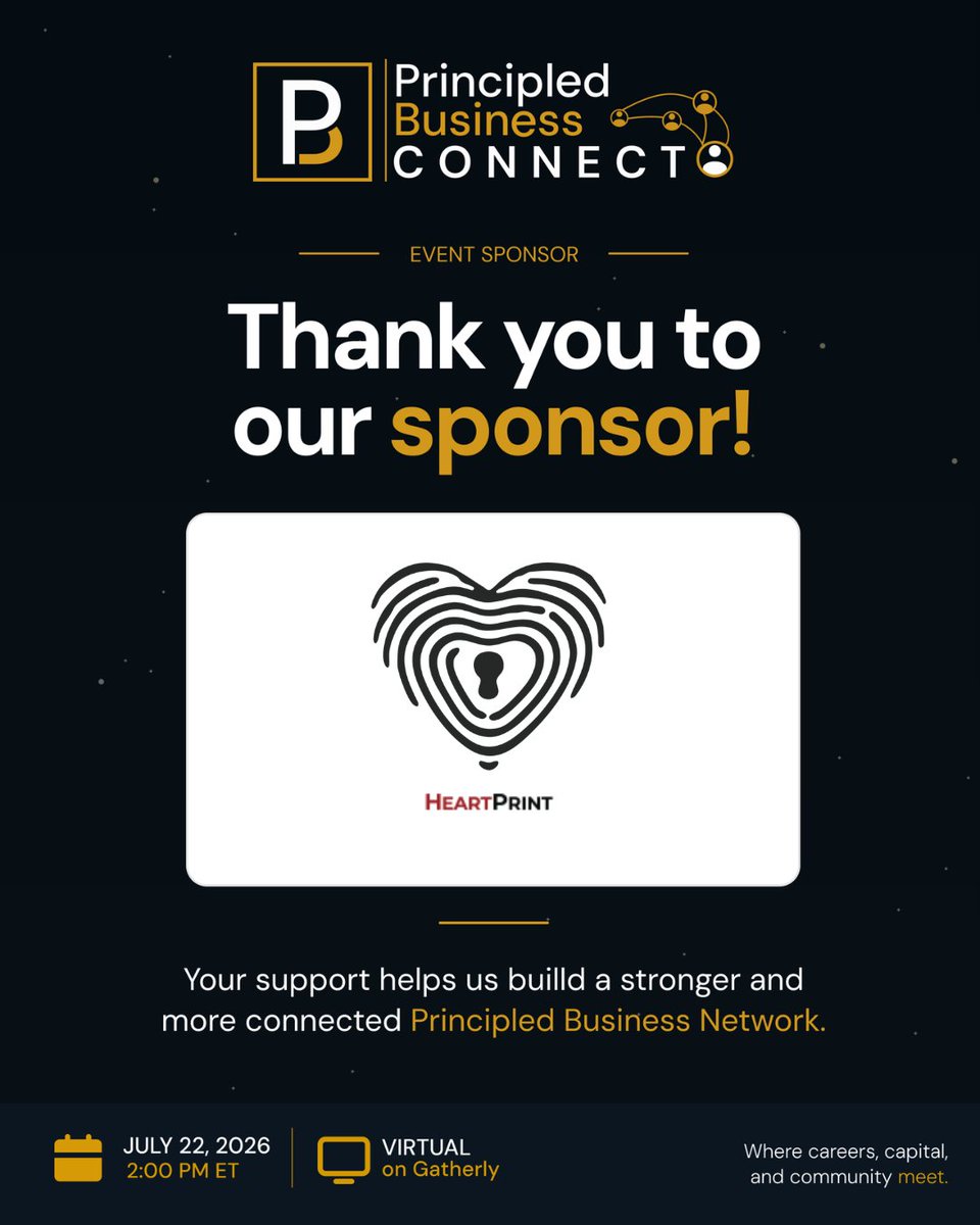 PrincipledBus's tweet photo. Thank you to these incredible companies for joining us at Principled Business Connect.

@feeonline, @YALiberty, @ClearFactr, and HeartPrint brought real opportunities to our community. Career openings. New partnerships. Honest conversations about building in a free market.

Events like this happen because companies like these show up.

Thank you for being part of it. See you at the next Principled Business Connect.