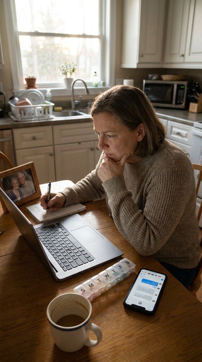 evercircle4's tweet photo. Caregiving is 90% invisible work—the small acts that keep everything running. Try a shared digital care journal so siblings see the effort and stay aligned. #InvisibleCareWork #CaregiverLife #FamilyCaregiving https://t.co/uziy9sPDa6