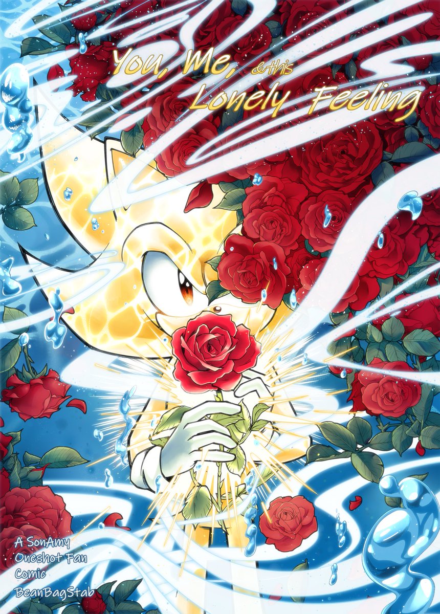BeanBagStab's tweet photo. You, Me, and this Lonely Feeling
Full comic tomorrow!!! 
Please look forward to it!!
🌹💧
#sonamy https://t.co/1JfrIC4gBG