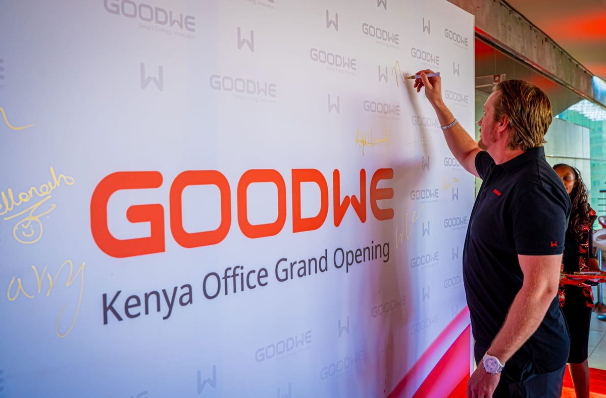 SaraKe_biya's tweet photo. Exciting news for Africa's clean energy journey. The official Good We Power office opening strengthens access to EO G2 and innovative Off Grid Solutions where EveryDollar Works Harder. #GoodWe #EOG2Launch Off Grid Solutions EO G2 https://t.co/njxQwKsg6c