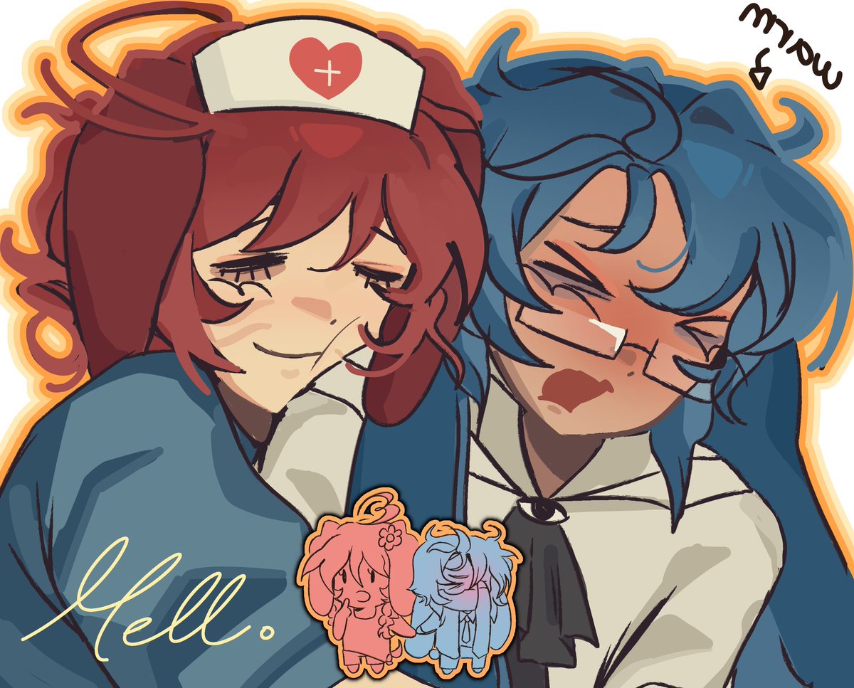 fayovla's tweet photo. Nurse X secretary goodness...

#animalhospital #animalhospitalroblox #nurse #secretary https://t.co/VBmm7n5Ia3