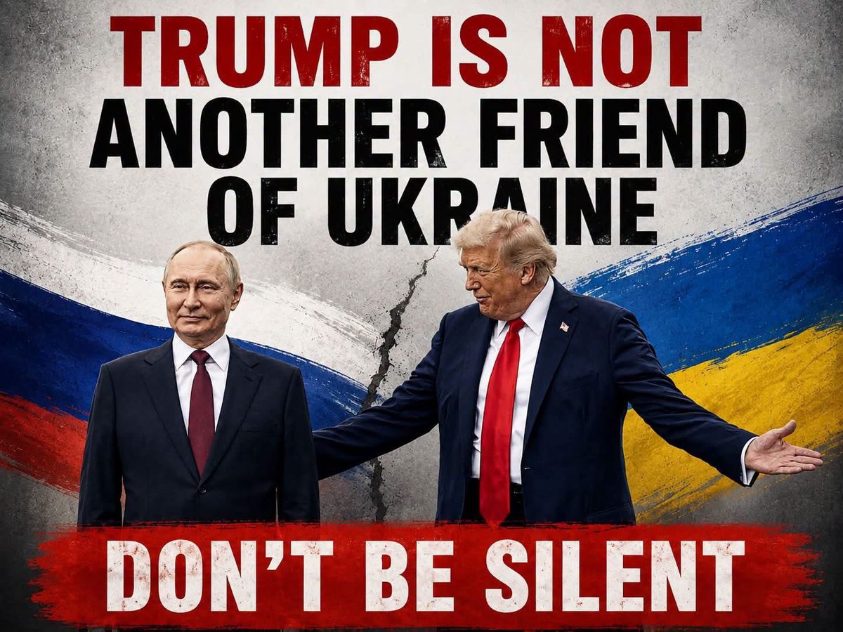 Gianl1974's tweet photo. 1/2
🇺🇸 How Trump has spent 1.5 years working to the Kremlin's advantage

Many people have come to believe that Trump is sincere in softening his position toward Ukraine. 

However, this looks more like an adjustment of his political rhetoric ahead of the U.S. midterm elections, given that a majority of Americans support continued assistance to Ukraine.

Trump has now been president for a year and a half, and during that time he has done considerable damage to Ukraine — damage that conciliatory words cannot simply erase.

As a result, Ukrainians have accumulated a long list of grievances against Donald Trump. 

If we put emotions aside and examine them systematically, a broader picture emerges: his statements, decisions, and political moves have repeatedly benefited the Kremlin — from legitimizing Putin and pressuring Ukraine to weakening Western unity and undermining international law.

Ukrainians’ grievances against Donald Trump are not based on a collection of isolated statements or individual scandals. 

They concern a consistent political pattern that has weakened Ukraine, damaged Western unity, blurred Russia’s responsibility for its aggression, and created favorable political and informational conditions for the Kremlin.

The eight major areas in which this policy has manifested itself.

1. LEGITIMIZING RUSSIA AND PUTIN

- He has effectively treated Putin as an equal and legitimate negotiating partner without demanding accountability for Russia’s aggression.

- He repeatedly speaks about the need to “make a deal with Putin” rather than forcing Russia to end its aggression.

- He avoids the straightforward formulation: “Russia is the aggressor; Ukraine is the victim.”

- He has repeatedly placed Ukraine and Russia on the same moral level by speaking about “both sides.”

The consequence is that the Kremlin receives the message that its crimes are no obstacle to international legitimacy.

2. UNDERMINING INTERNATIONAL LAW

- He does not insist on punishment for the aggressor.

- He disregards the principle of the inviolability of internationally recognized borders.

- He promotes the idea of surrendering Ukrainian territory in exchange for “peace.”

In practice, this means that aggression can be rewarded with territorial gains.

That undermines the entire system of international security established after the Second World War.

3. WEAKENING UKRAINE

- He has suspended or delayed U.S. military assistance.

- He has used support for Ukraine as an instrument of political bargaining.

- He has pressured Zelenskyy.

- He has publicly humiliated Ukraine’s leadership.

- He has blamed Ukraine for the war or suggested that Ukraine bears responsibility for it.

By contrast, he has rarely used comparable rhetoric toward the Kremlin.

4. BLURRING THE MORAL REALITY OF THE WAR

Trump systematically:

- avoids describing Russian strikes as terrorism;

- rarely speaks about:

— mass killings;

— the deportation of Ukrainian children;

— torture of civilians;

— the destruction of Ukrainian cities;

— Russia’s attempt to destroy Ukrainian statehood.

Such rhetoric erases the distinction between the perpetrator and the victim.

5. PROVIDING INFORMATIONAL BENEFITS TO THE KREMLIN

Trump has repeatedly echoed or promoted narratives that overlap with Kremlin propaganda:

- “This is not our war.”

- “Ukraine must give up territory.”

- He has exaggerated the scale of U.S. assistance provided to Ukraine.

- He has contributed to creating a negative image of Ukraine and Zelenskyy.

These statements are then actively exploited by Russian propaganda.

6. UNDERMINING WESTERN UNITY

His policies have created:

- an atmosphere of uncertainty;

- doubts about U.S. reliability;

- divisions among allies;

- reduced willingness to support Ukraine.

This uncertainty itself has become one of the greatest strategic gifts to the Kremlin.