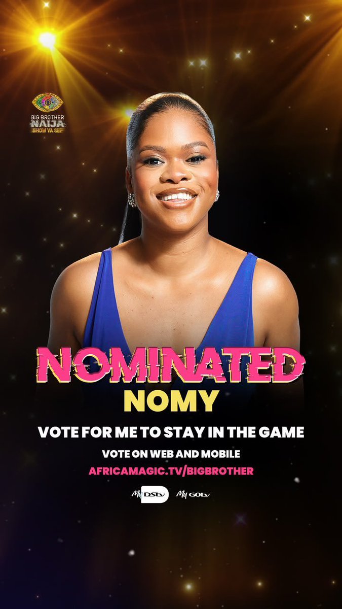 Moscow348411's tweet photo. Everywhere in the house it's Nomy!She's carrying the convo, the drama, the entertainment—this is exactly what we signed up for.
If you want nonstop entertainment, you know the drill.
Vote Nomy!!!

VOTE SMART VOTE NOMY 
THE HEADLINE IS NOMY'S 

#NoNomyNoShow
#BBNaija https://t.co/OfTJi4APdH