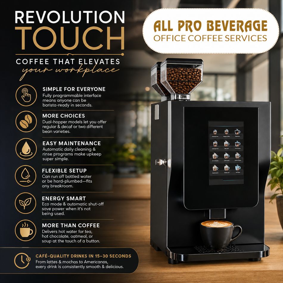 AllProBev's tweet photo. From rich lattes and creamy mochas to bold Americanos and classic coffee, every beverage is brewed fresh in just 15–30 seconds—delivering café-quality flavor, cup after cup. https://t.co/zjC34WNaBb