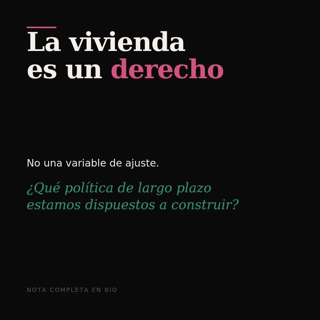 agustinbonte's tweet photo. 8/8
La vivienda es un derecho. No una variable de ajuste. ¿Qué política de largo plazo estamos dispuestos a construir? 

Lee la nota completa en @tiempoarg 👇🏼

https://t.co/SpEycvG94l https://t.co/l8zuXW80Kv