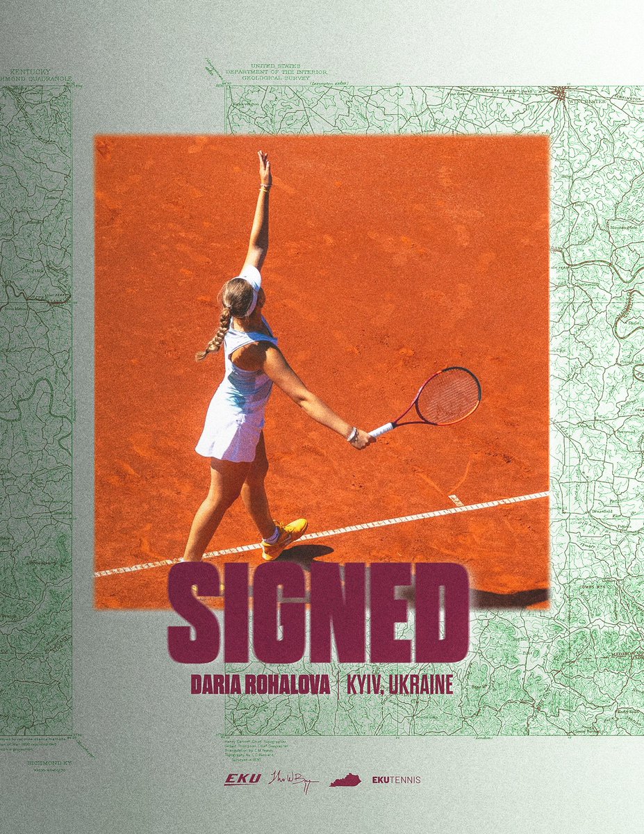 EKUWTEN's tweet photo. Welcome to the #CampusBeautiful, Daria Rohalova! 🎾

◾️ Freshman
◾️ Kyiv, Ukraine

#GoBigE https://t.co/rhEqbv2UQc