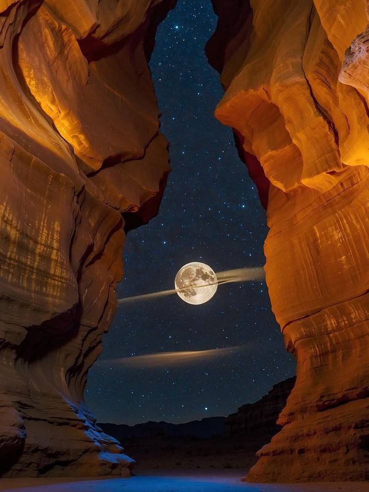 mira_beant's tweet photo. when the Moon borrows Saturn’s rings https://t.co/15TBHxnJxH