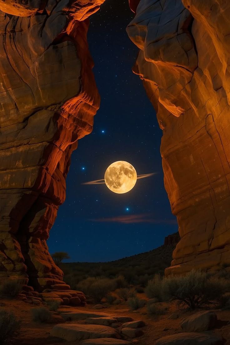 mira_beant's tweet photo. when the Moon borrows Saturn’s rings https://t.co/15TBHxnJxH