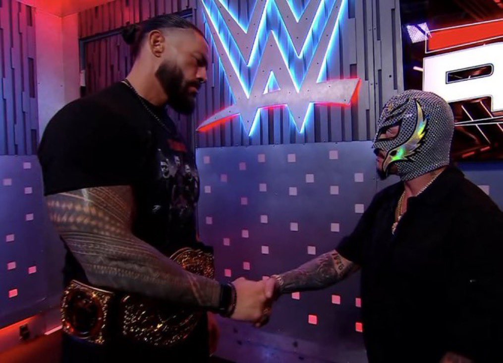 FadeAwayMedia's tweet photo. 🚨 REY MYSTERIO ANNOUNCES A TOURNAMENT WITH THE BEST LUCHADORES IN THE WORLD  

THE WINNER WILL FACE ROMAN REIGNS FOR THE WORLD HEAVYWEIGHT CHAMPIONSHIP TITLE IN MEXICO CITY, SEPTEMBER 14TH ON RAW. https://t.co/JNySQNyusb