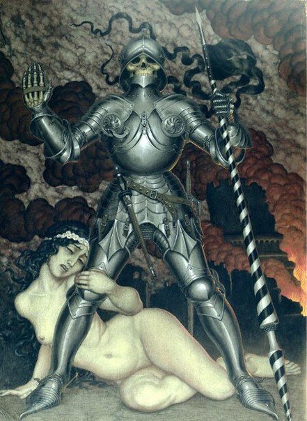 _GVNTHER_'s tweet photo. Death and the Maiden — Nikolai Kalmakov https://t.co/toaUhFIPRH