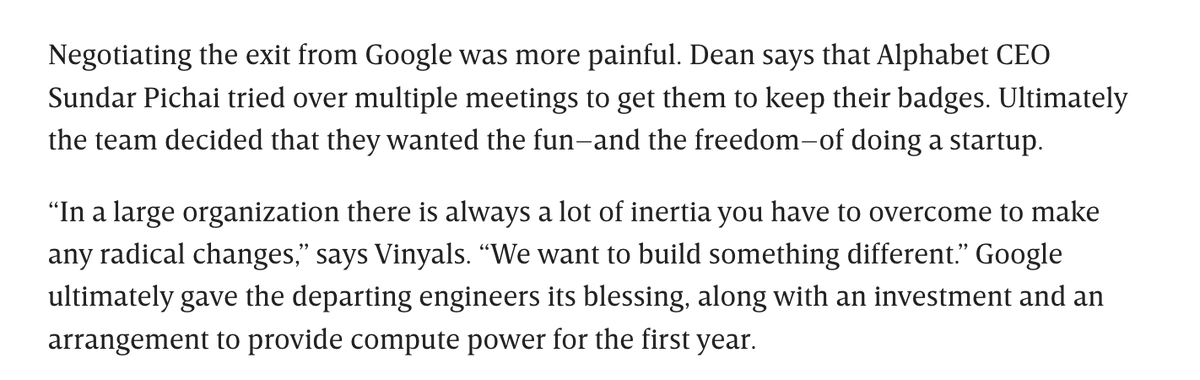 Google AI Leaders Depart to Launch New Startup