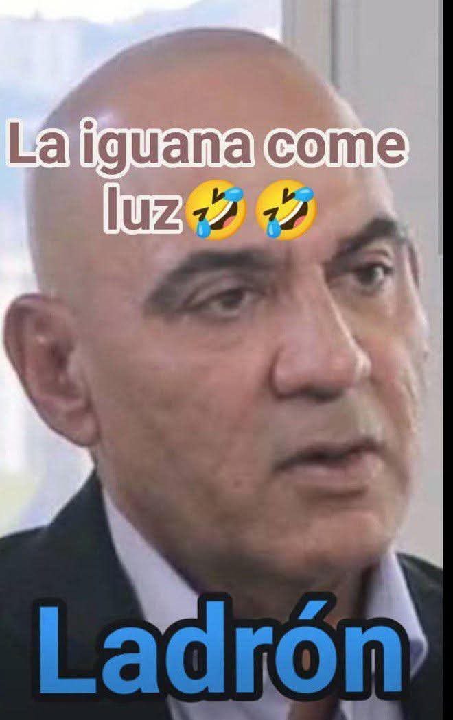 Elizza0606's tweet photo. Este es la Iguana , que devuelva lo robado ,@delcyrodriguezv este es el culpable de la crisis eléctrica ,el que tú también apoyaste https://t.co/Qws5HkKClj
