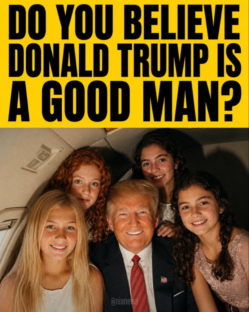 real_accoun12's tweet photo. Do you Believe Donald Trump is a good man and a human being?

🅰️Yes absolutely 
🅱️Not really

Choose how you see him honestly! https://t.co/3EomPCnh0G