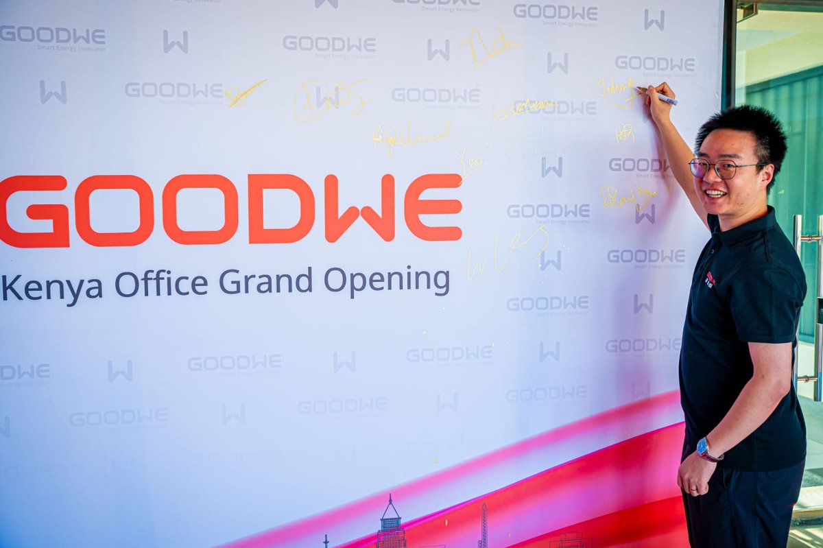 pakameoww's tweet photo. Celebrating the official opening of the Good We office, a major milestone that reflects a continued commitment to reliable, innovative, and sustainable solar energy solutions for Africa. #GoodWe. #EOG2Launch. https://t.co/7rSZkHuOdi