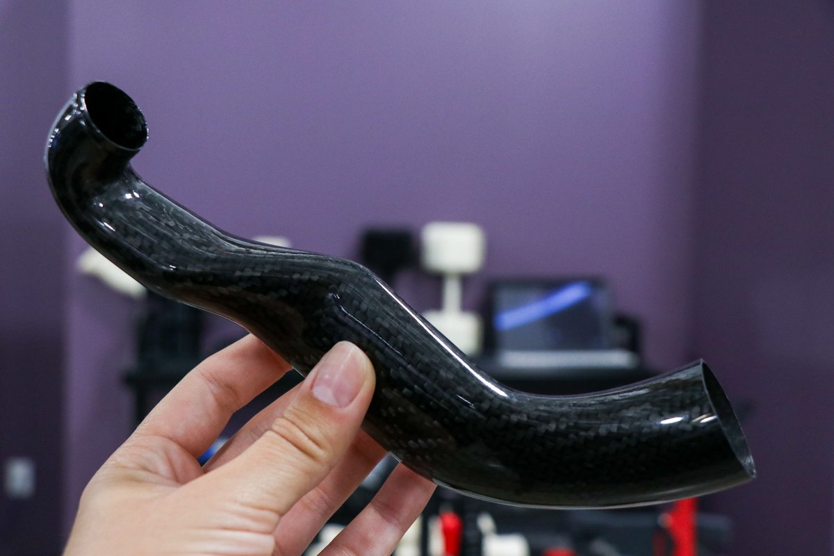 PrintPrototypes's tweet photo. ⭐ Part of the Month: Carbon Fiber Inlet Duct ⭐

August's Part is brought to you by Field Service Technician and PPU instructor, Jason Brown, who chose a turbo inlet duct used by Champion Motorsport for the Porsche 997.

Learn More: https://t.co/Wmut0l7OEE https://t.co/DOVnDZhACn