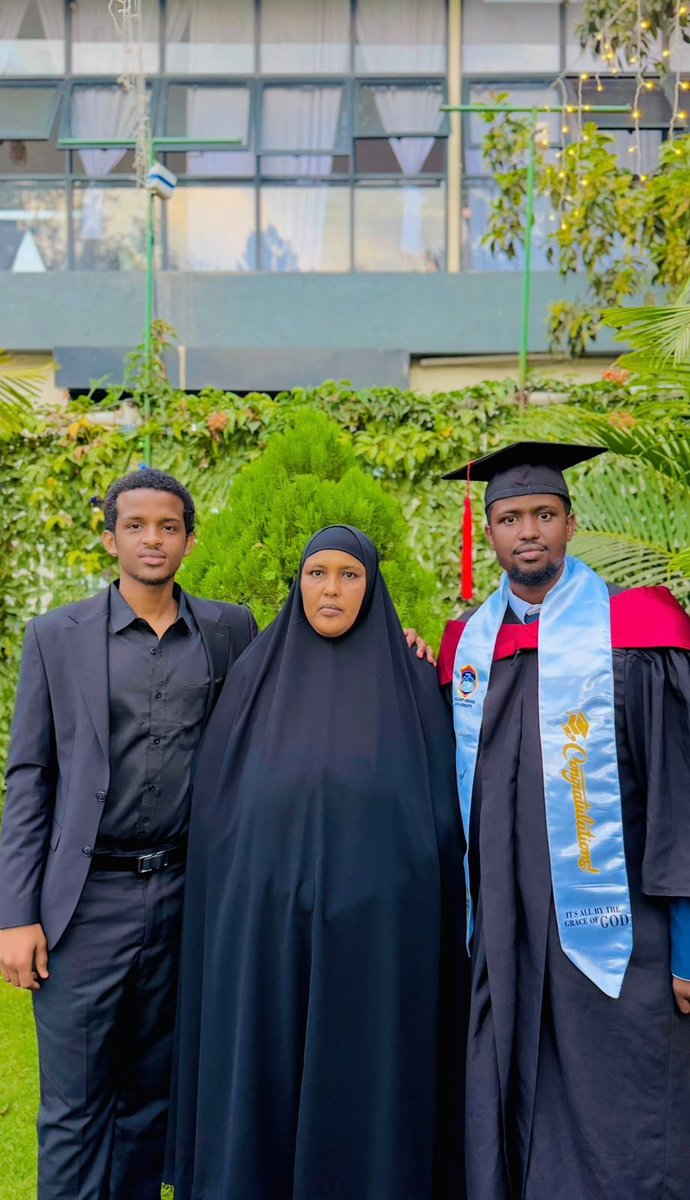 AbuuNuceym's tweet photo. الحمد لله على تمام النعمة. 
Alhamdulillah! 🎓

Every late night, every challenge, and every prayer led to this moment. Proud to graduate from Mount Kenya University. This milestone is only the beginning—the journey continues.

#Graduation #MKU #ClassOf2026 #الحمدلله_دائماً_وابداً https://t.co/I68k7Ttcog