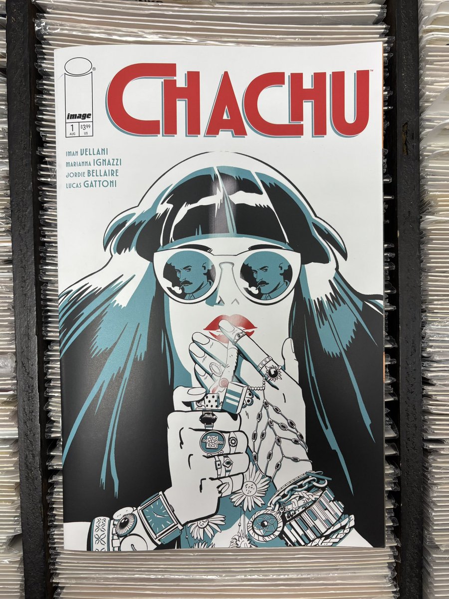 captaincupkick's tweet photo. Iman Vellani’s new comic Chachu is out now! Everyone stop what you’re doing and go support her

I made a special trip just to pick it up and it’s great! A really fun and stylish start to her noir mystery, she’s so good at this https://t.co/6jUGdHAjRV