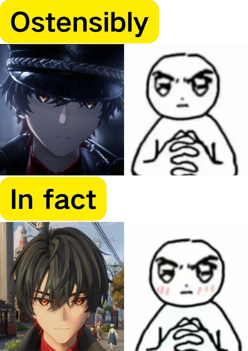 ZoeDailyBreeze's tweet photo. Rex looks serious with his hat on, but the second it comes off, he's a total cutie!

#SilverPalace #DichotomyBetaTest #DetectiveWanted #Rex https://t.co/OMCdDjqKSu