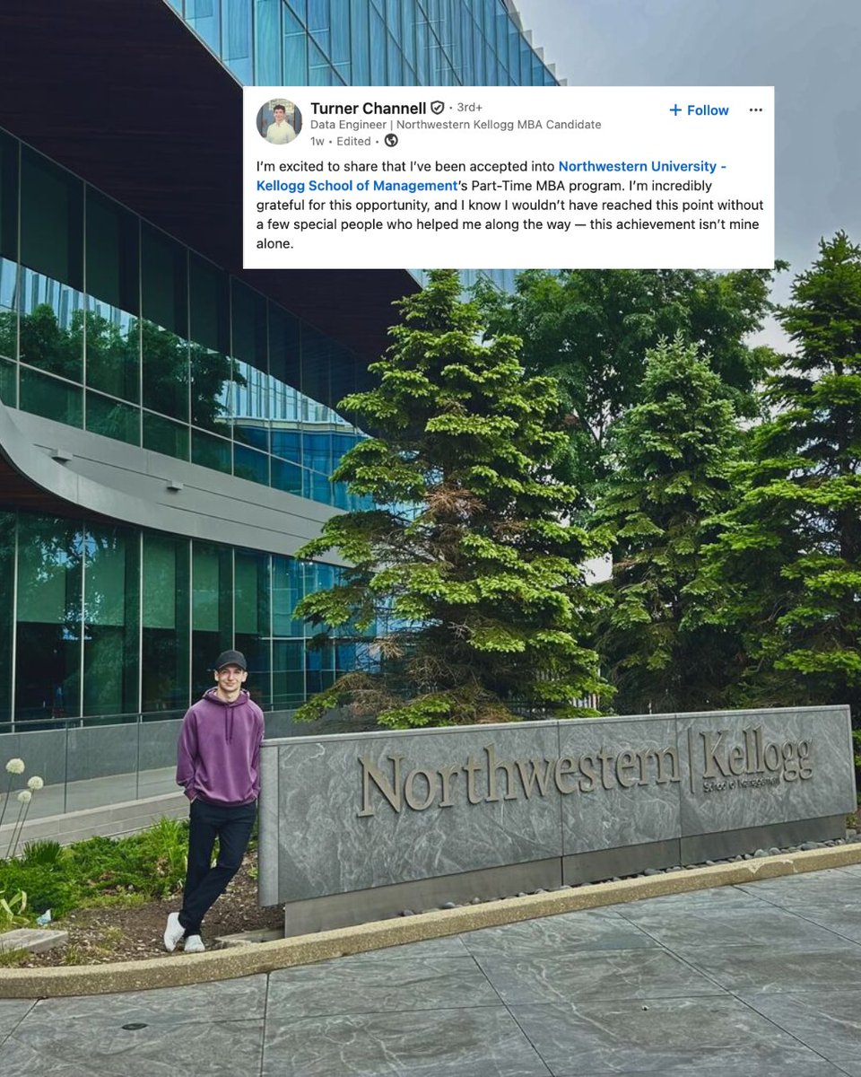 KelloggSchool's tweet photo. The LinkedIn announcements are in. Next stop: Kellogg. 💜
Swipe through to meet a few of the incoming students preparing to begin their Kellogg journeys this fall.
We cannot wait to welcome you to Kellogg! #KelloggLeader https://t.co/1qCJz6m9Xr