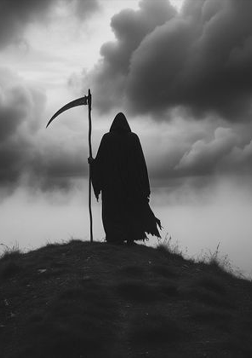 InternetH0F's tweet photo. A man has been arrested after dressing as the Grim Reaper and sitting on top of a Welsh hospital to stare at staff and patients https://t.co/8uWb3dI2pz