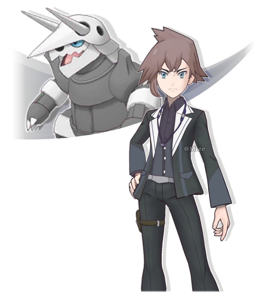 Mizethyst's tweet photo. Sync Pair : Jaden &amp; Aggron 🌠

One day, the greatest detective in the Hoenn region mysteriously finds himself transported another region. Will He manage to return to his original timeline while getting to know this Pasio region better? 🤔✨ https://t.co/kVTTXhnQDi