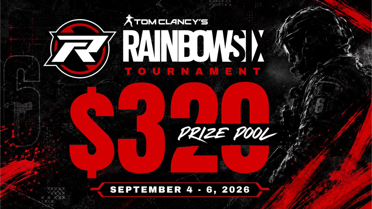 RejectsEsportR6's tweet photo. We’re hosting our first official Rejects Esports tournament and opening it up to the community. If you’ve got a team and want to compete, now’s your shot.

Dates: September 4-6th
Start Time: 6:00 PM EST each day
Entry Fee: $10 per team

#RainbowSix #tournament https://t.co/C5Gu4cgYfm