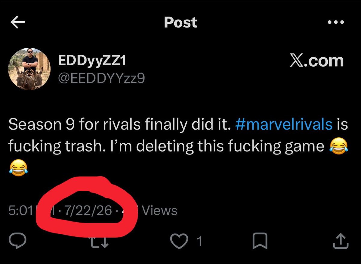 Josh_1205_'s tweet photo. @EEDDYYzz9 @RivalsAssembled Just delete it bro https://t.co/Qm7yNus2DK