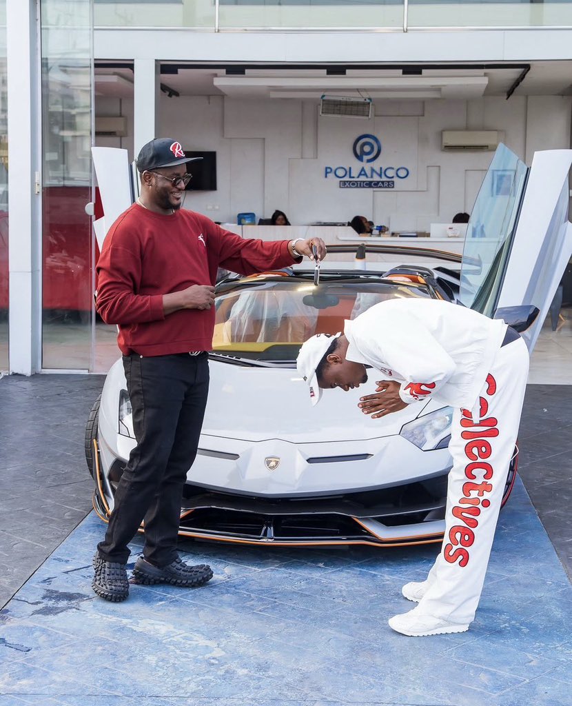 Esmart26's tweet photo. Habby Forex just bought a Lamborghini worth four billion naira. https://t.co/Dfy5MrL6hA